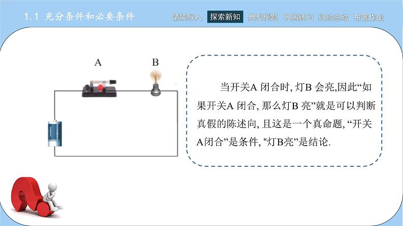 高教版2021 中职数学 拓展模块一上册 第一章1.1充分条件和必要条件课件和教案（1课时）04