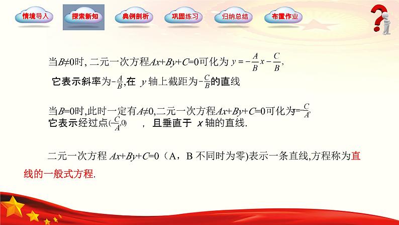 6.2.3 直线的一般式方程（同步课件）-【中职专用】2023-2024学年高一数学同步精品课堂（高教版2021·基础模块下册）04