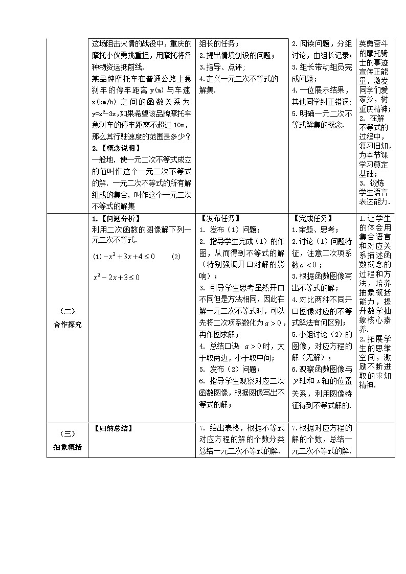 【中职数学】北师大版基础模块上册 2.3.2《一元二次不等式的基本解法》（课件+教案）03