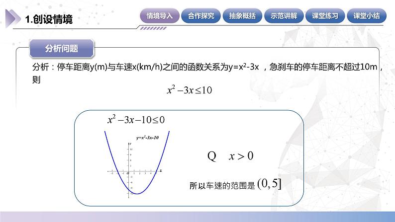 【中职数学】北师大版基础模块上册 2.3.2《一元二次不等式的基本解法》（课件+教案）05