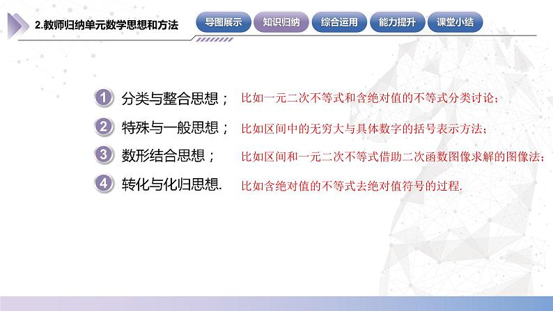 【中职数学】北师大版基础模块上册 第二单元《不等式》单元小结（课件+教案）06