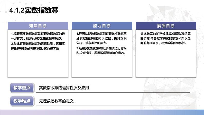 【中职数学】北师大版基础模块上册 4.1.2《实数指数幂》（课件+教案）02