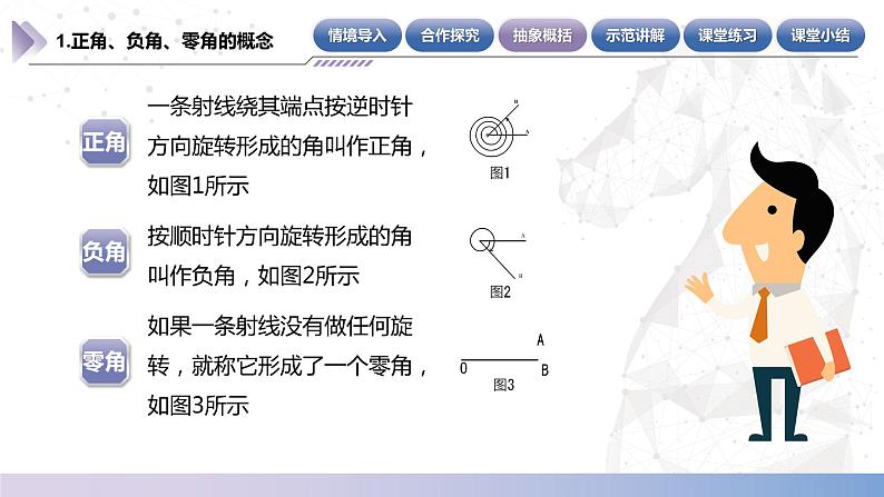 【中职数学】北师大版基础模块上册 第5单元《三角函数》第1课时 角的概念推广 课件第6页