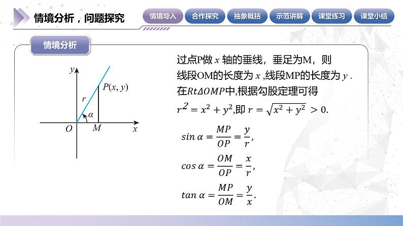 【中职数学】北师大版基础模块上册 第5单元《三角函数》第5课时 任意角三角函数的定义 课件第6页