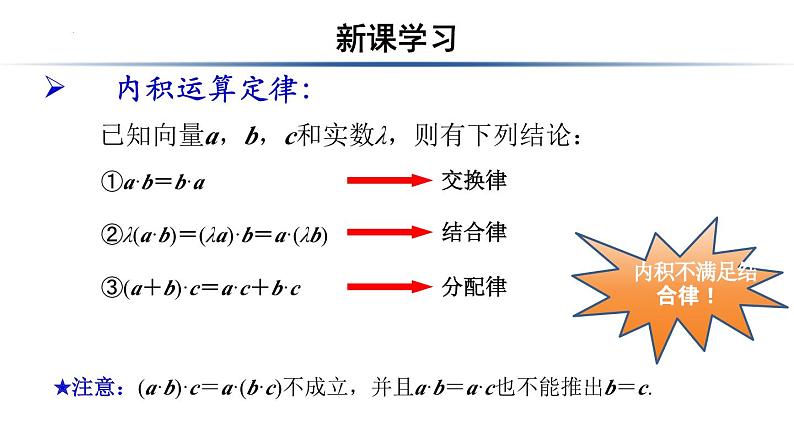 7.4.向量的内积及其运算++课件-中职数学人教版基础模块下册第七章平面向量07