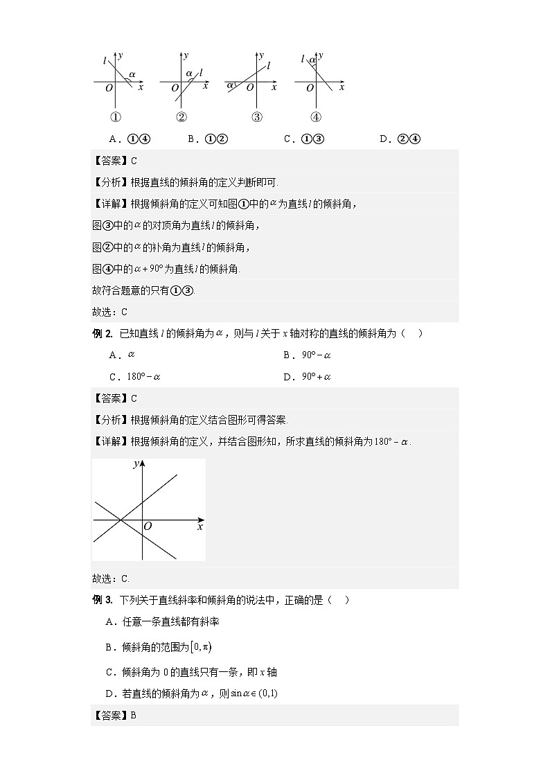 直线的方程-【中职专用】高一数学（高教版2021•基础模块 下册）02