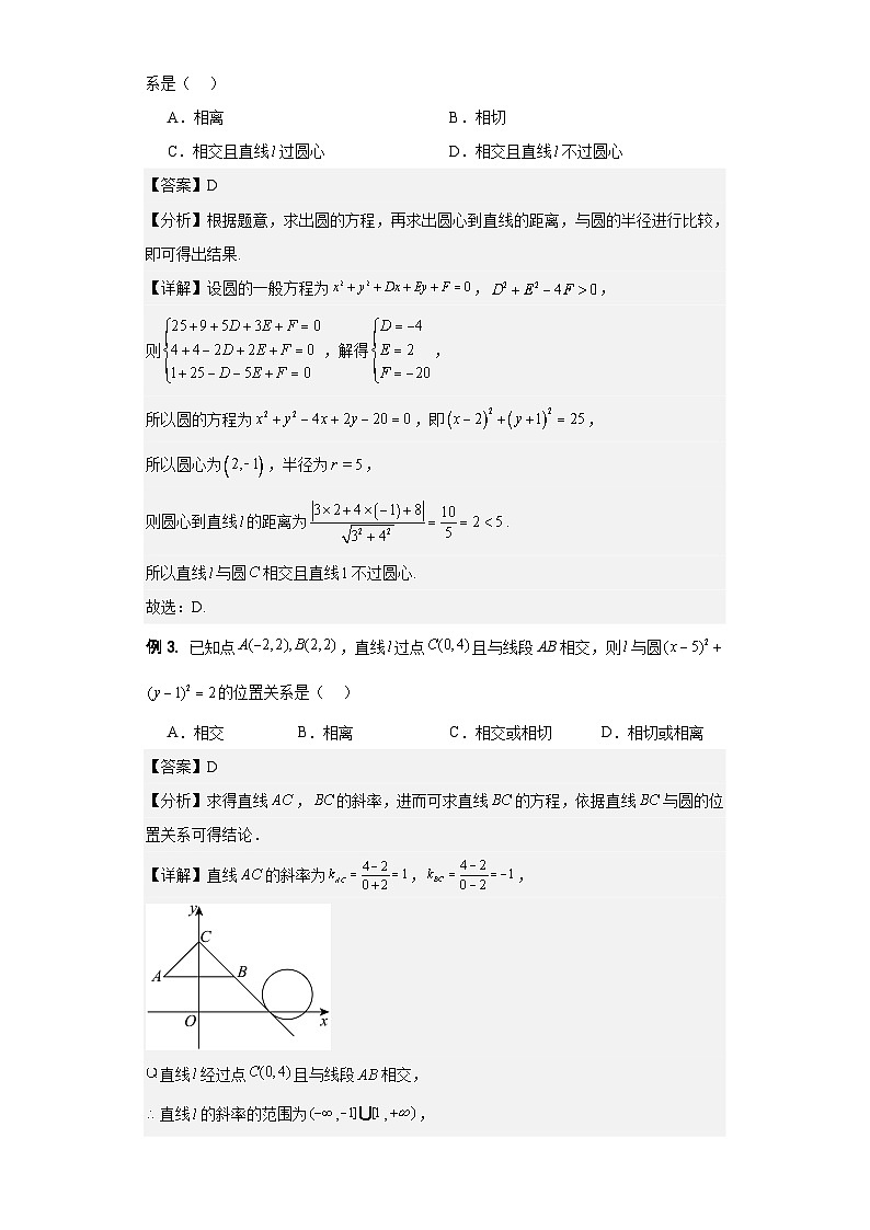 专题10 直线与圆的位置关系（解析版）第2页