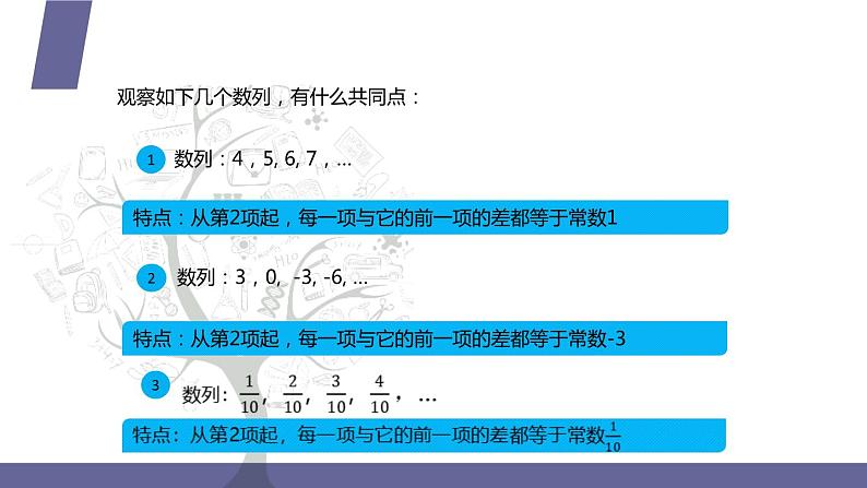 北师大版中职数学拓展模块一 上册 3.2.1 等差数列的概念与通项公式（课件+教案）05