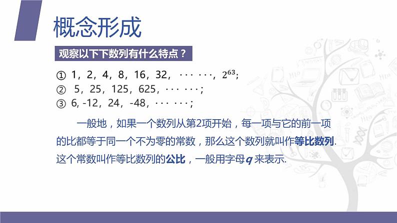 北师大版《中职数学（拓展模块一 上册）》第26课 等比数列的概念和通项公式 课件第4页