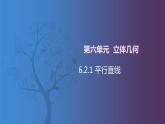 北师大版中职数学拓展模块一 上册 6.2.1 平行直线（课件+教案）