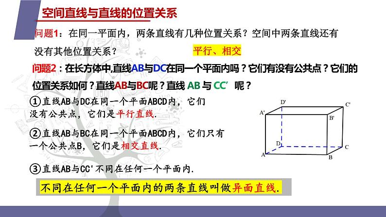 北师大版中职数学拓展模块一 上册 6.2.2 异面直线（课件+教案）04