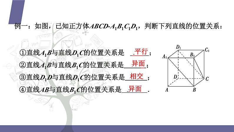 北师大版中职数学拓展模块一 上册 6.2.2 异面直线（课件+教案）06