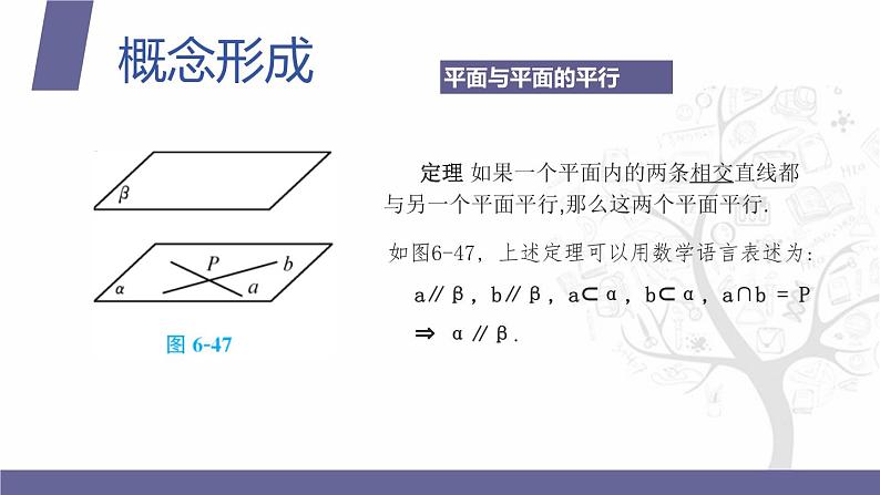 北师大版中职数学拓展模块一 上册 6.4.1 平面与平面平行（课件+教案）07