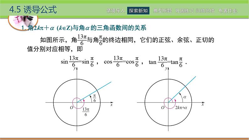 中职数学 高教版（2021·十四五）基础模块上册 4.5诱导公式 PPT课件+教案+课内练习题答案04