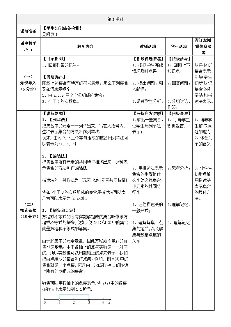 中职数学北师大版基础模块上册1.1.3 集合的表示 课件+教案02