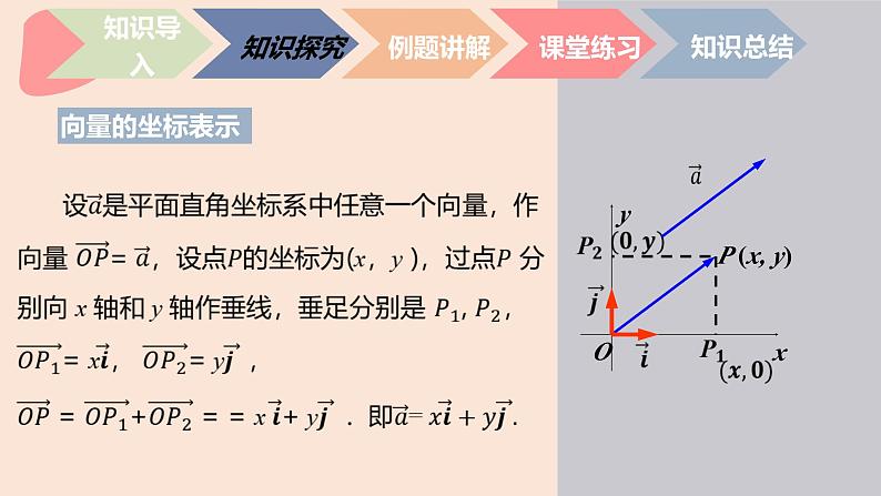 中职数学拓展模块4.3.1 平面向量的直角坐标及其运算 课件05