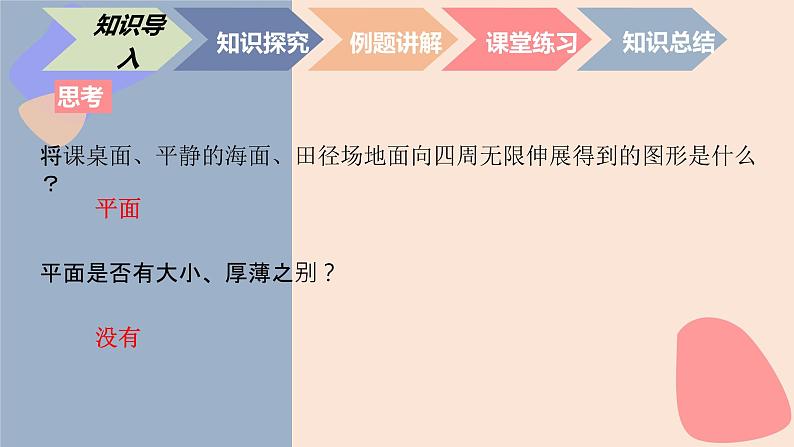 中职数学拓展模块6.1.1 平面的概念、表示和画法 课件第3页