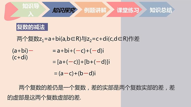 中职数学拓展模块7.2.1  复数的加法与减法 课件04