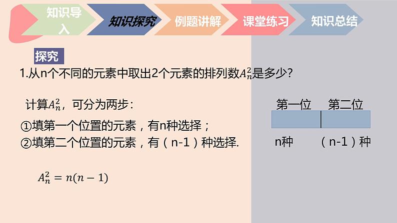 中职数学拓展模块8.2.2  排列数公式 课件第5页