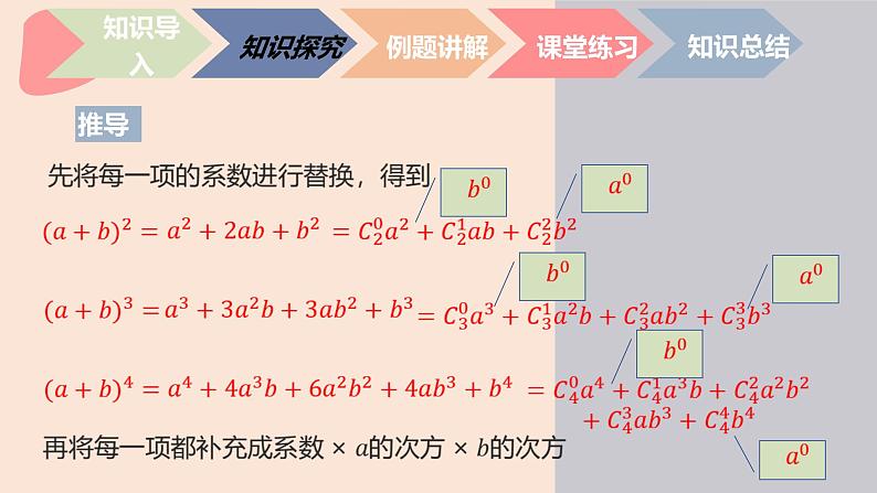 中职数学拓展模块8.5.1  二项式定理 课件第4页