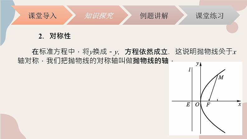 中职数学拓展模块5.3.2抛物线的性质 课件03