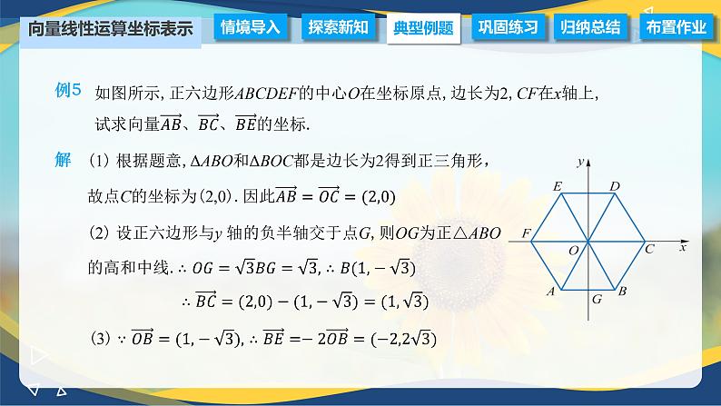 2.4.2 向量线性运算的坐标表示（课件）-【中职专用】高二数学（高教版2021拓展模块一上册）05