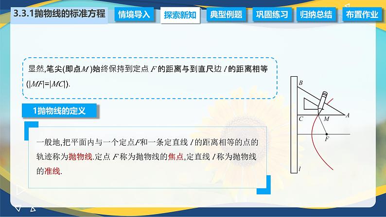 3.3.1 抛物线的标准方程（课件）-【中职专用】高二数学（高教版2021拓展模块一上册）04