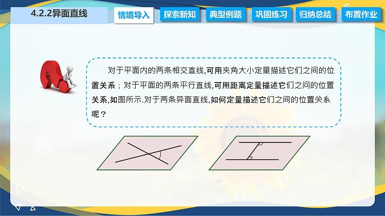 4.2.2 异面直线（课件）-【中职专用】高二数学（高教版2021拓展模块一上册）第6页