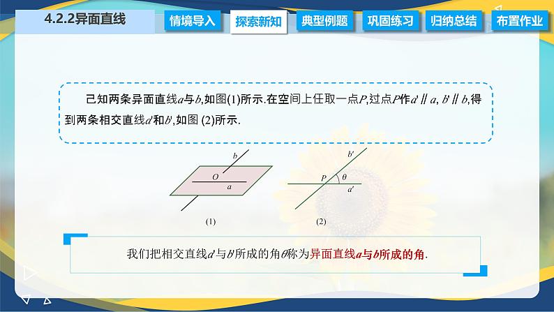 4.2.2 异面直线（课件）-【中职专用】高二数学（高教版2021拓展模块一上册）第7页