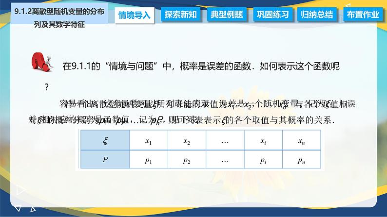 9.1.2 离散型随机变量的分布列及其数字特征（课件）-【中职专用】高二数学（高教版2021·拓展模块一下册）02