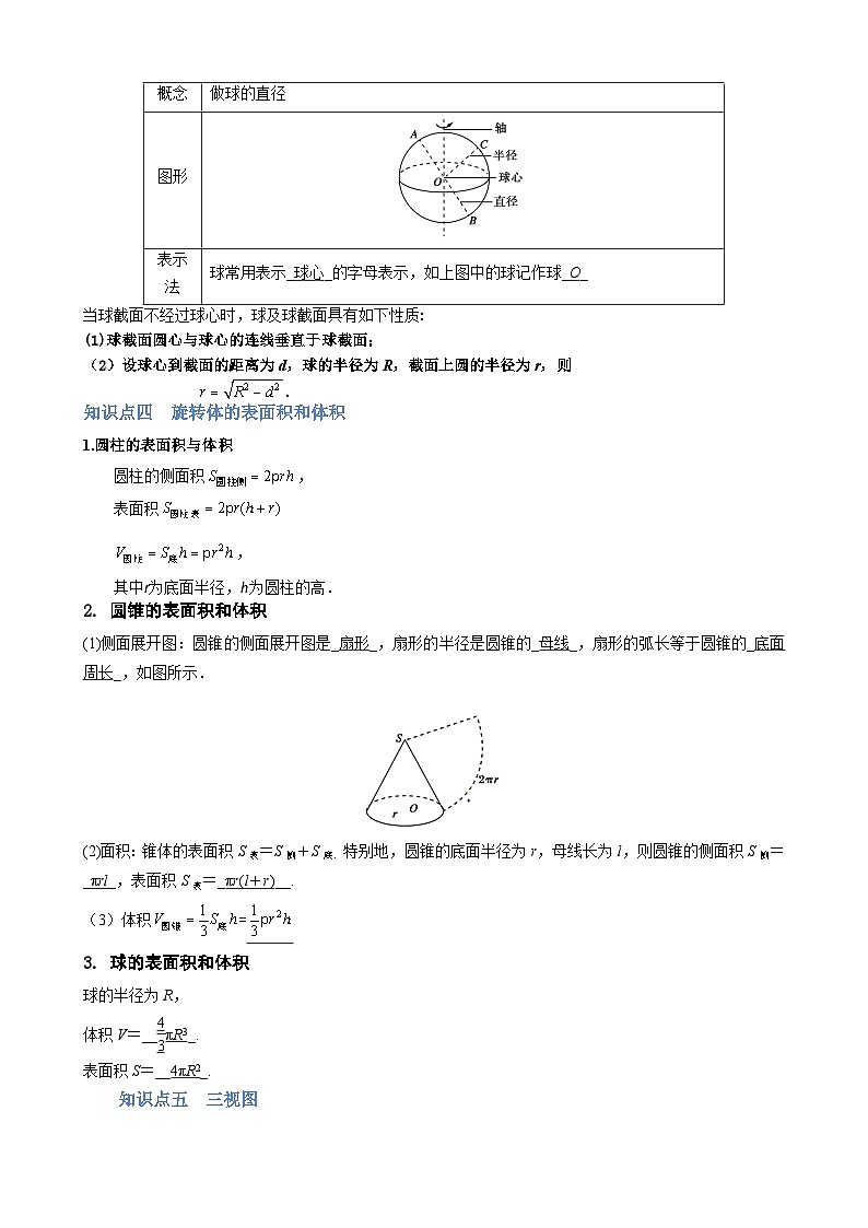串讲07 旋转体与三视图（考点串讲）（解析版）第3页