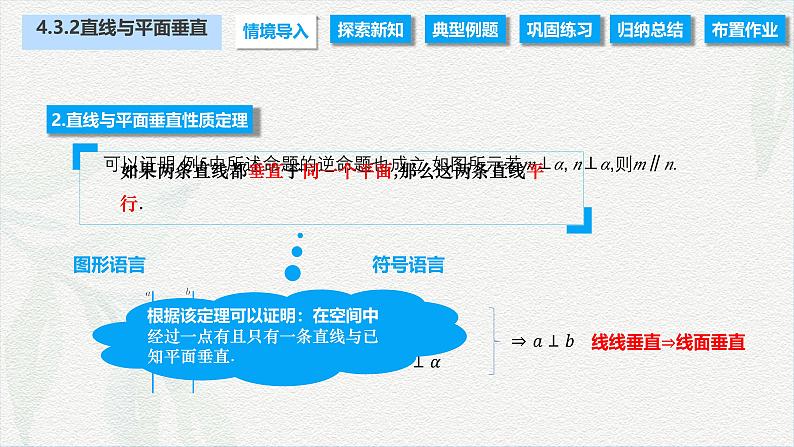 4.3.2 直线与平面垂直（课件）-【中职专用】高二数学同步课堂（高教版2021·拓展模块一上册）08