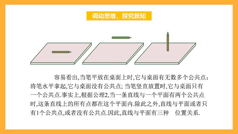 【中职课件】高教版（2021）数学基础模块一（上册）4.3.1《直线与平面平行》2课时 课件04