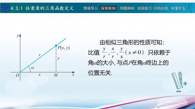 【同步课件】中职数学高教版基础模块上册4.3 任意角的三角函数第6页