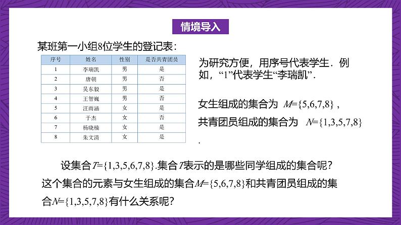 【课件】高教版（2021）数学基础模块上册 1.3.2《并集》课件+素材02