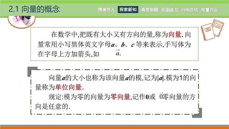 2.1向量的概念  中职数学高教版（2021~十四五）拓展模块一上册PPT课件第5页