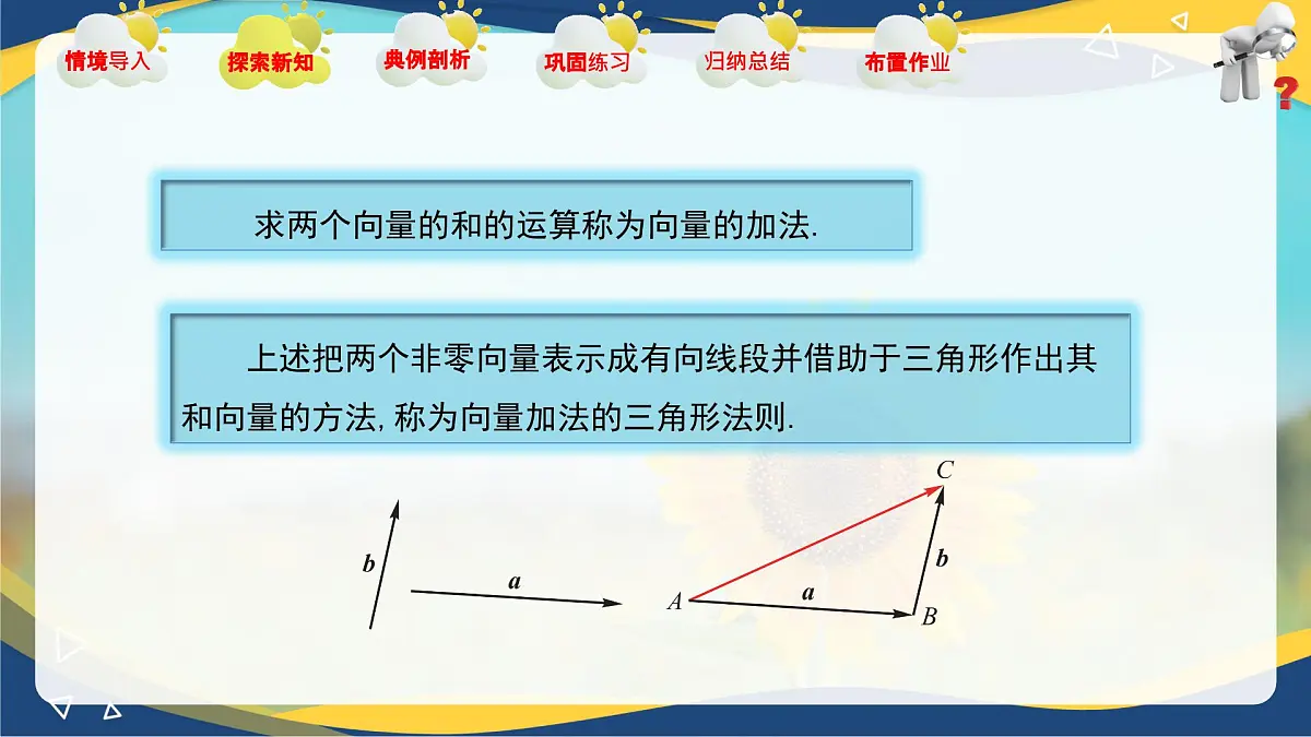 2.2.1 向量的加法运算（同步课件，含动画演示）第6页
