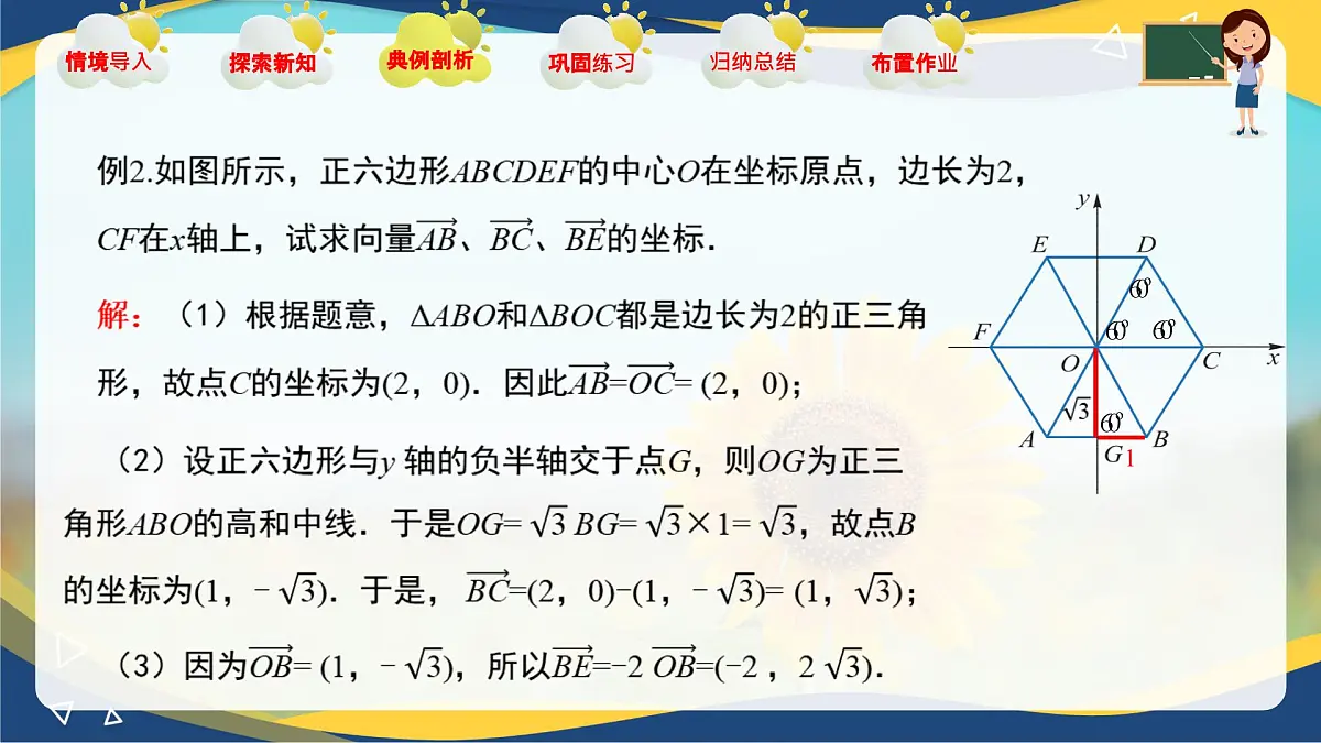 2.4.2 向量线性运算的坐标表示（课件）-【中职专用】高二数学课堂（高教版2023修订版拓展模块一上册）第7页