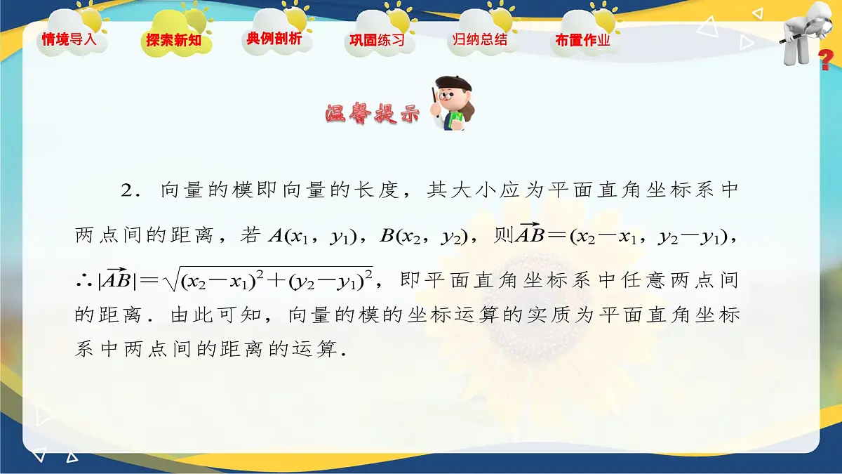 2.4.3 向量内积的坐标表示（课件）-【中职专用】高二数学课堂（高教版2023修订版拓展模块一上册）第7页