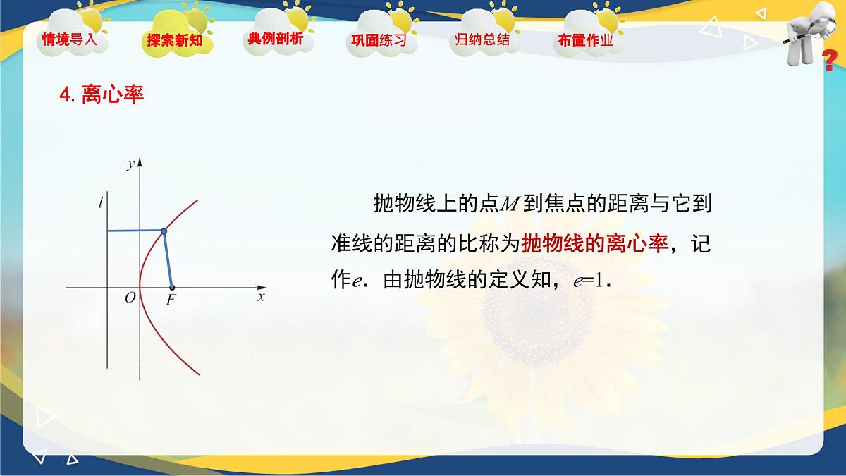 3.3.2 抛物线的几何性质（课件）-【中职专用】高二数学课堂（高教版2023修订版拓展模块一上册）第7页