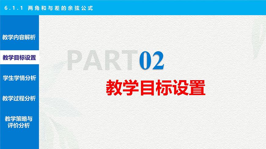 6.1.1 两角和与差的余弦公式说课课件-高二下学期高教版(2021)中职数学拓展模块一（下册）第5页