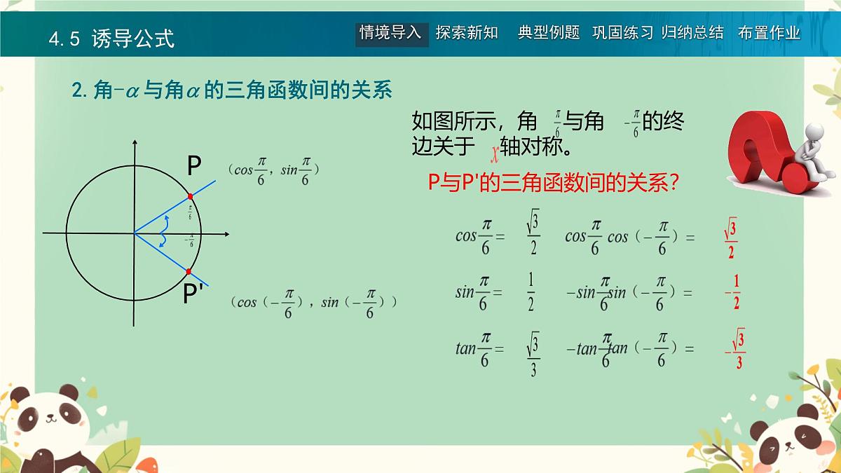 中职 数学 高教版（中职） 基础模块上册5.5 诱导公式 课件第8页