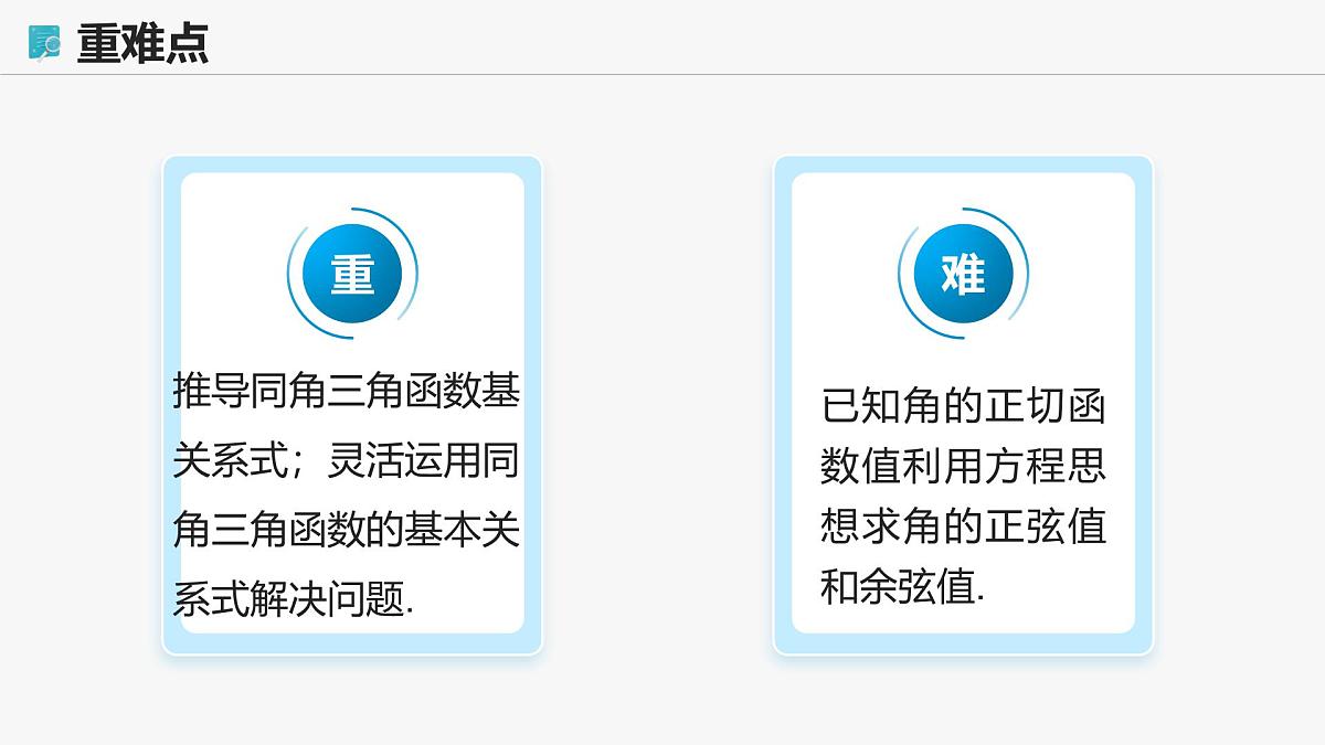 高教版基础模块 4.4 同角三角函数的基本关系 课件第3页