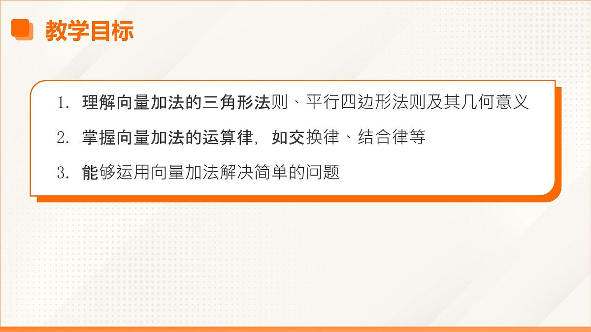 高教版2023修订版·高教版拓展模块 2.2.1  向量的加法运算  课件第3页