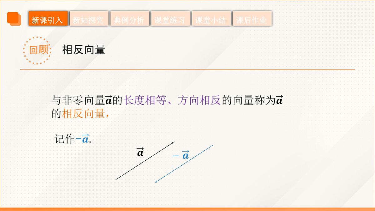 高教版2023修订版·高教版拓展模块 2.2.2  向量的减法运算  课件第7页