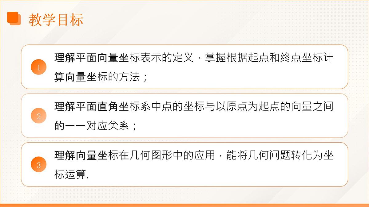 高教版2023修订版·高教版拓展模块 2.4.1 向量的坐标表示  课件第3页