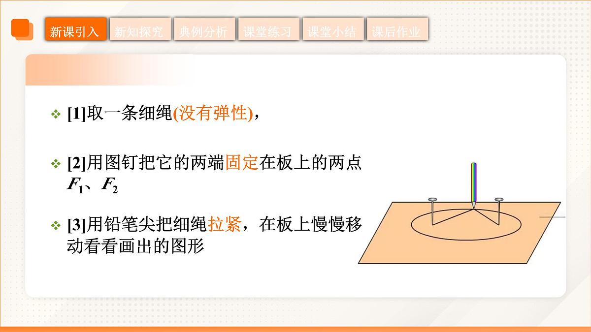 高教版2023修订版·高教版拓展模块 3.1.1 椭圆的标准方程 课件第8页