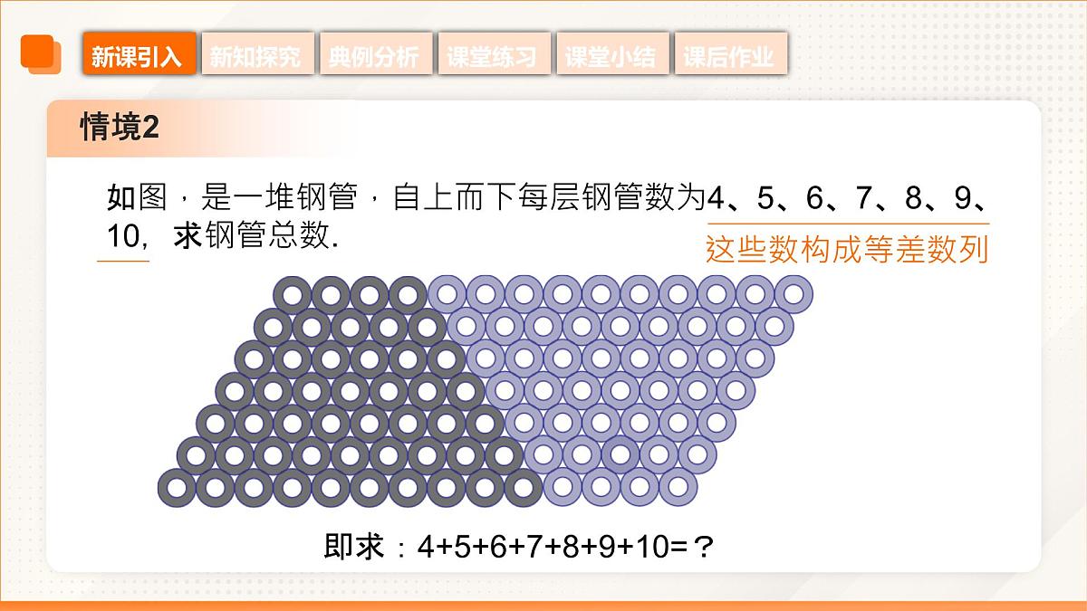 高教版2023修订版·高教版拓展模块 7.2.2 等差数列前n项和公式 课件第8页