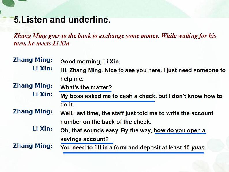 第3册-Unit 2《How to open a savings account》ppt课件507