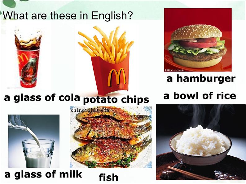 【语文版】中职英语基础模块上册：Unit 5《Food》ppt课件（2）第3页